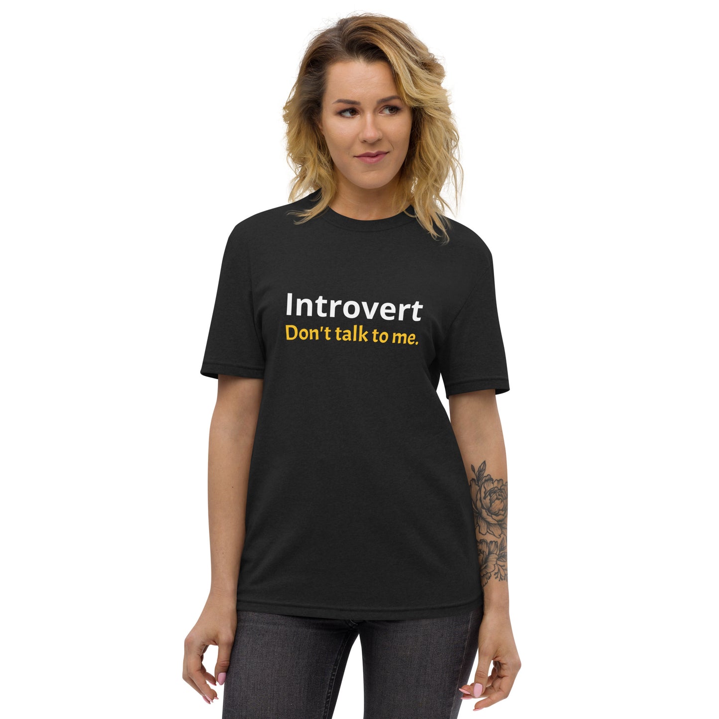 Introvert Unisex recycled t-shirt