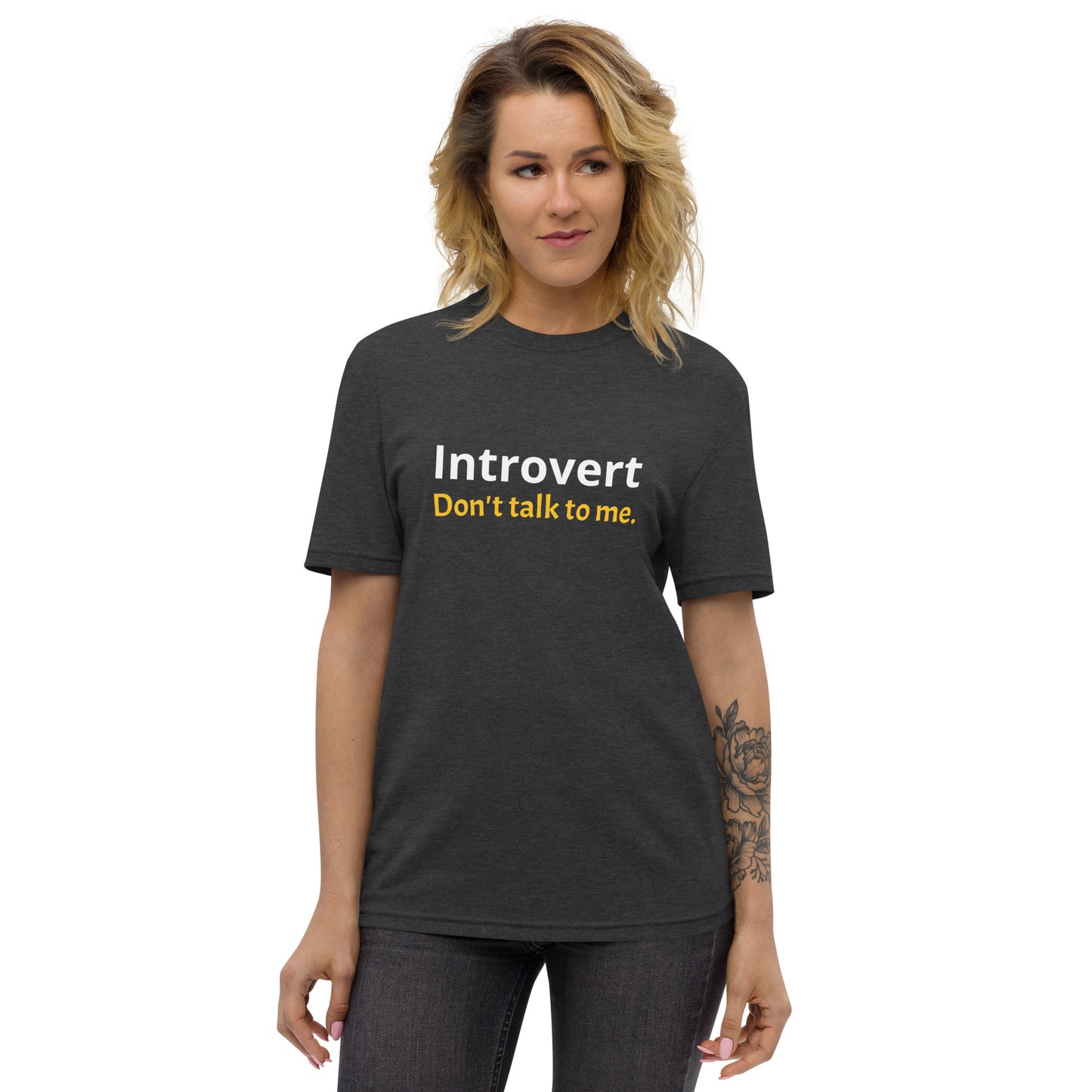 Introvert Unisex recycled t-shirt
