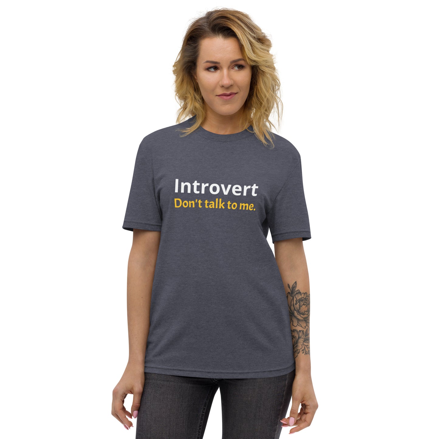 Introvert Unisex recycled t-shirt