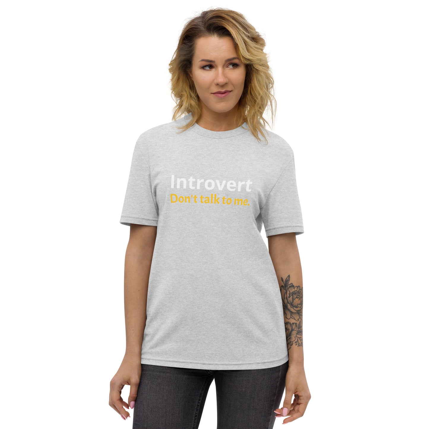 Introvert Unisex recycled t-shirt